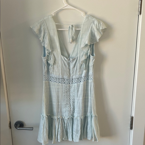 Francesca’s Blue Ruffled Dress - Picture 3 of 3